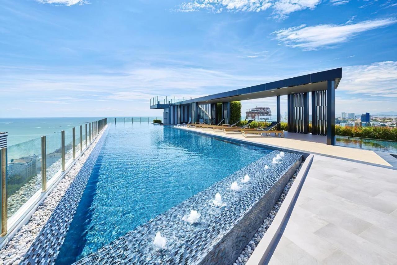 Ferienwohnung Great Location With Infinity Pool - Central Pattaya Exterior foto
