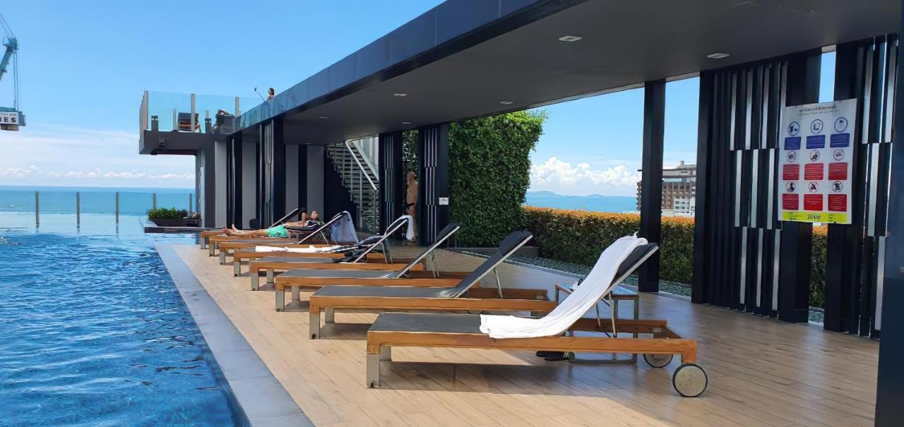 Ferienwohnung Great Location With Infinity Pool - Central Pattaya Exterior foto