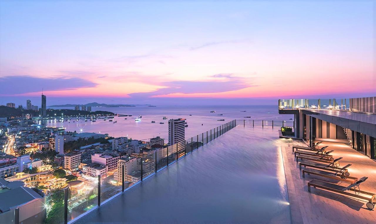 Ferienwohnung Great Location With Infinity Pool - Central Pattaya Exterior foto