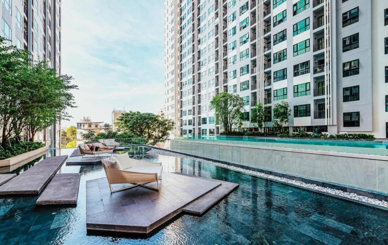Ferienwohnung Great Location With Infinity Pool - Central Pattaya Exterior foto