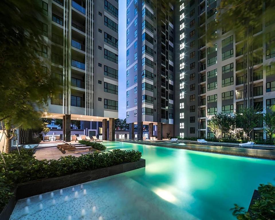 Ferienwohnung Great Location With Infinity Pool - Central Pattaya Exterior foto